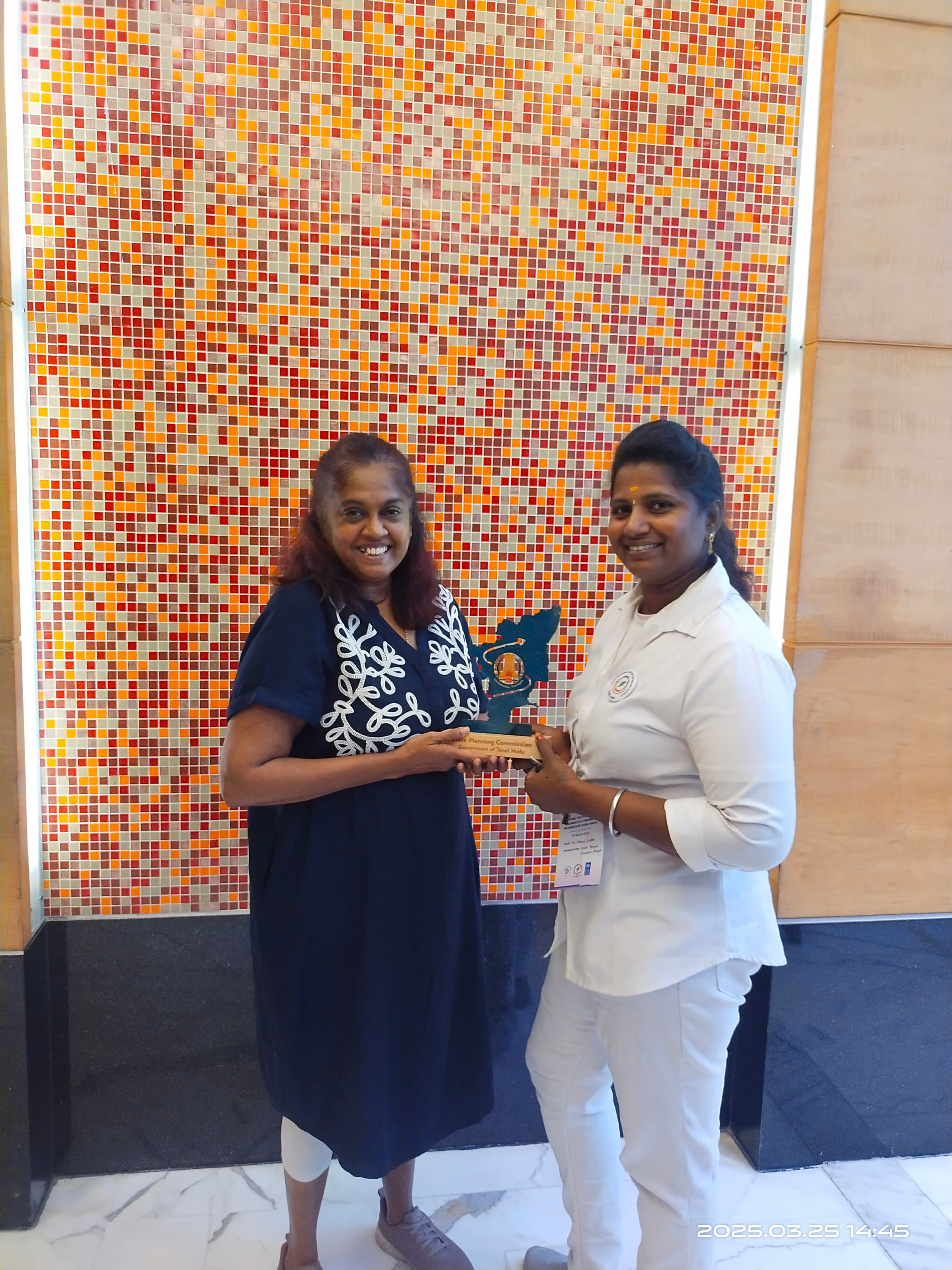 Community gathering at meeting venue